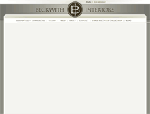 Tablet Screenshot of beckwithinteriors.com